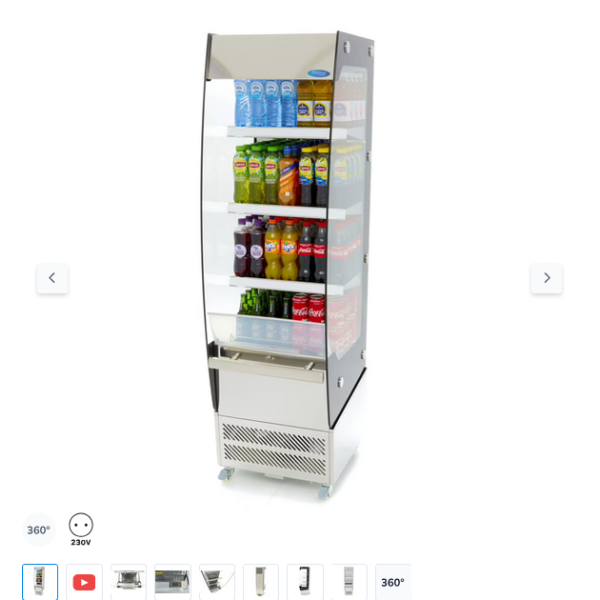  Ψυγείο ανοιχτό 50cm - 220L